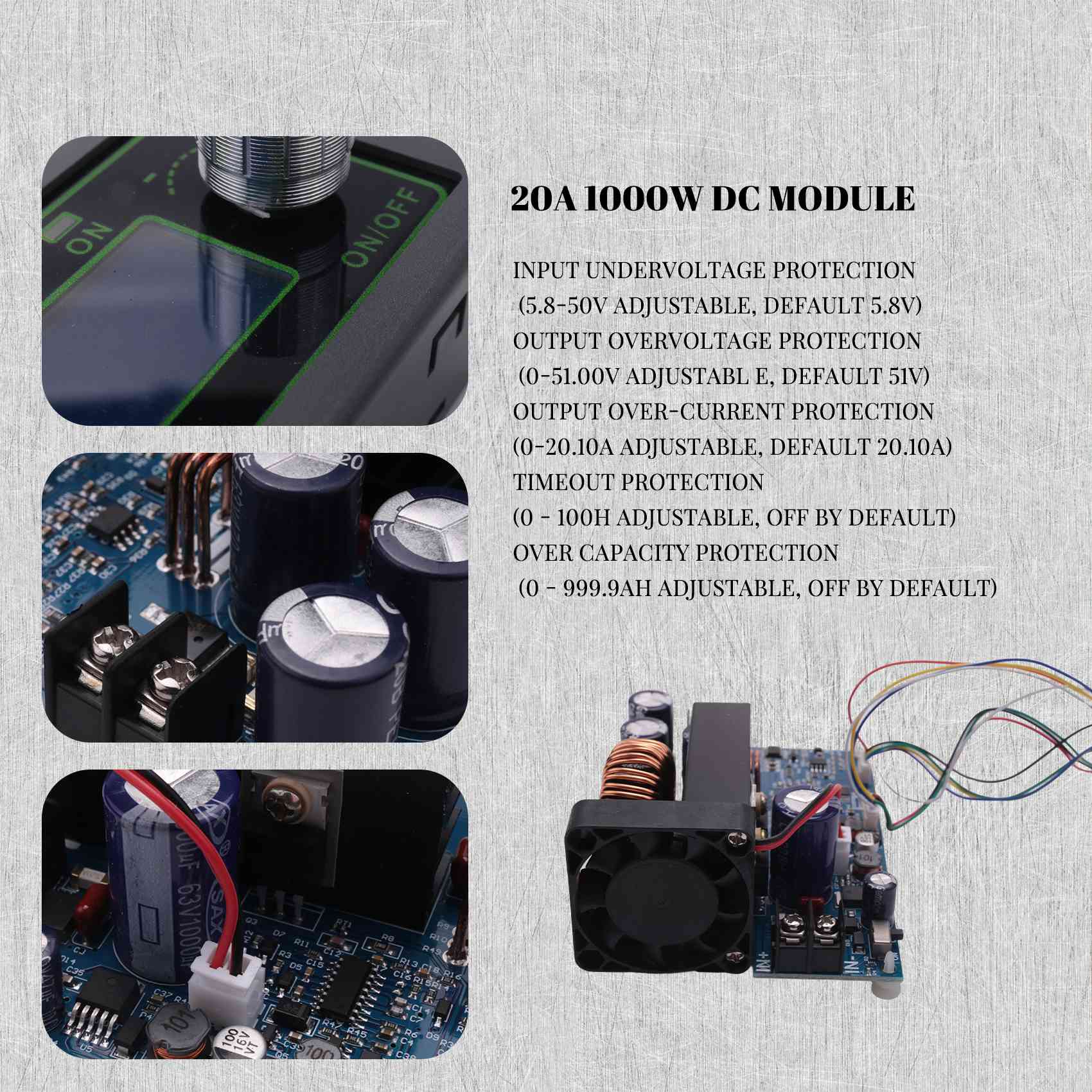 [NEWA08R] WZ5020L 20A 1000W Co - Step Down Dc Power Supply Module 1000W reseña y precio